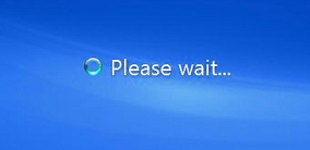 Windows 7 boot - Please wait...