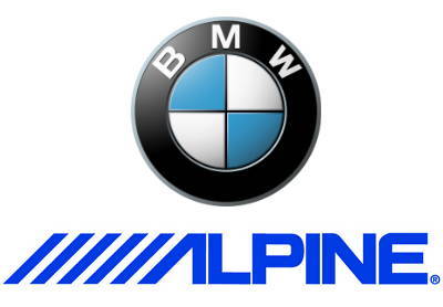 BMW and Alpine logos