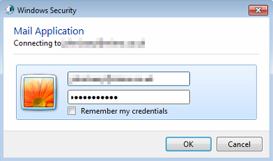 Windows Security - Password Prompt