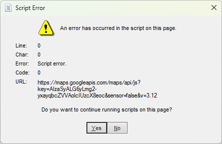An error has occurred in the script on this page.