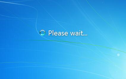 Windows 7 - "Please Wait"