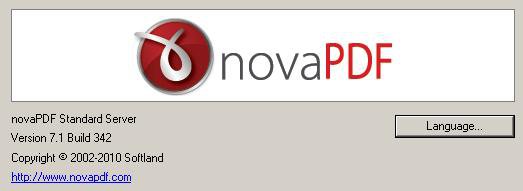 Nova PDF 7.1 Server