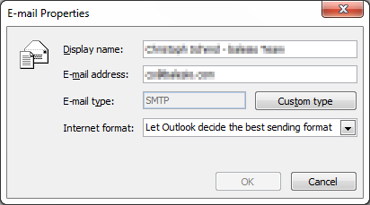 Outlook 2010 - E-mail Properties