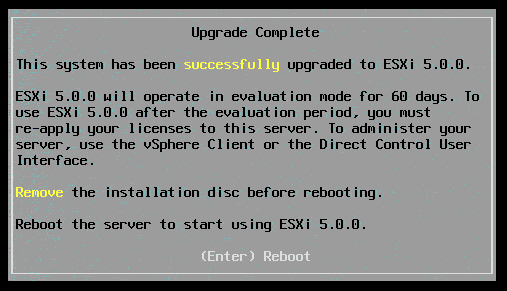 Upgrading VMware ESXi 4.0 to ESXi 5.0