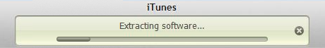 iTunes - Extracting software