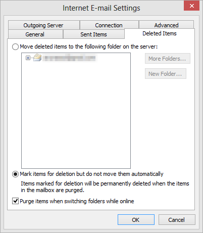 Outlook 2010 - Internet Email Settings