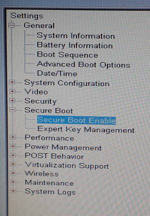 DELL Secure Boot