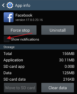 Facebook Android App Info