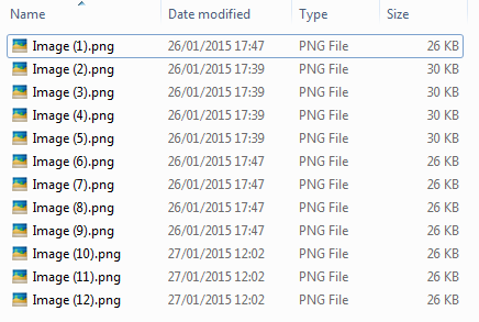 Batch renaming in File Explorer