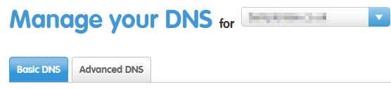 123-Reg - Manage your DNS
