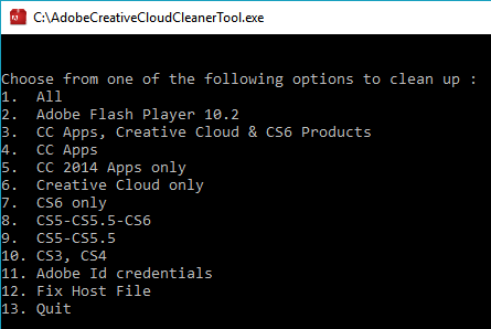 Adobe Creative Cloud Cleaner